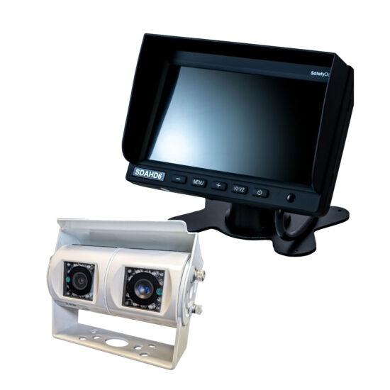 RV Dash Kit Monitor 6 Inch Dash + Camera Dual White AHD Safety Dave